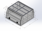 Aluminium 79 Series Canopy 1700mm - Matte Black