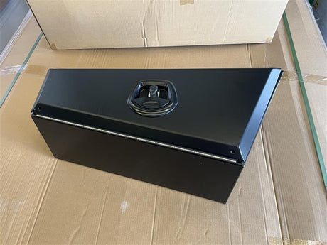 Clearance - Tapered Under Tray Toolbox 800mm (Pair) - Matte Black - SNDB-005