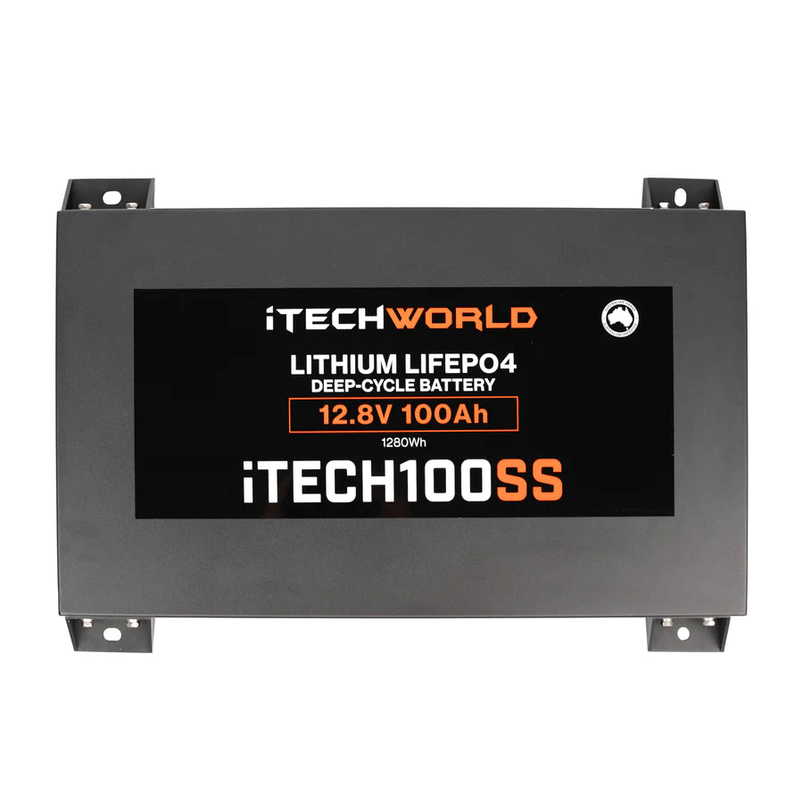 iTECH100SS 100Ah 12V Super Slim Deep Cycle Lithium Battery