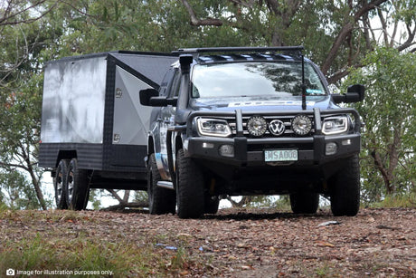 MSA 4x4 FORD RANGER TOWING MIRRORS (2012-MAY 2022) - Chrome Electric Heated