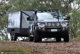 MSA LANDCRUISER 70-79 SERIES TOWING MIRRORS (1984-CURRENT) - Black, Electric Kit, Big Base, Indicators, Switch Kit Included