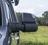 MSA 4x4 LandCruiser 100 Series Towing Mirrors - Black, Electric