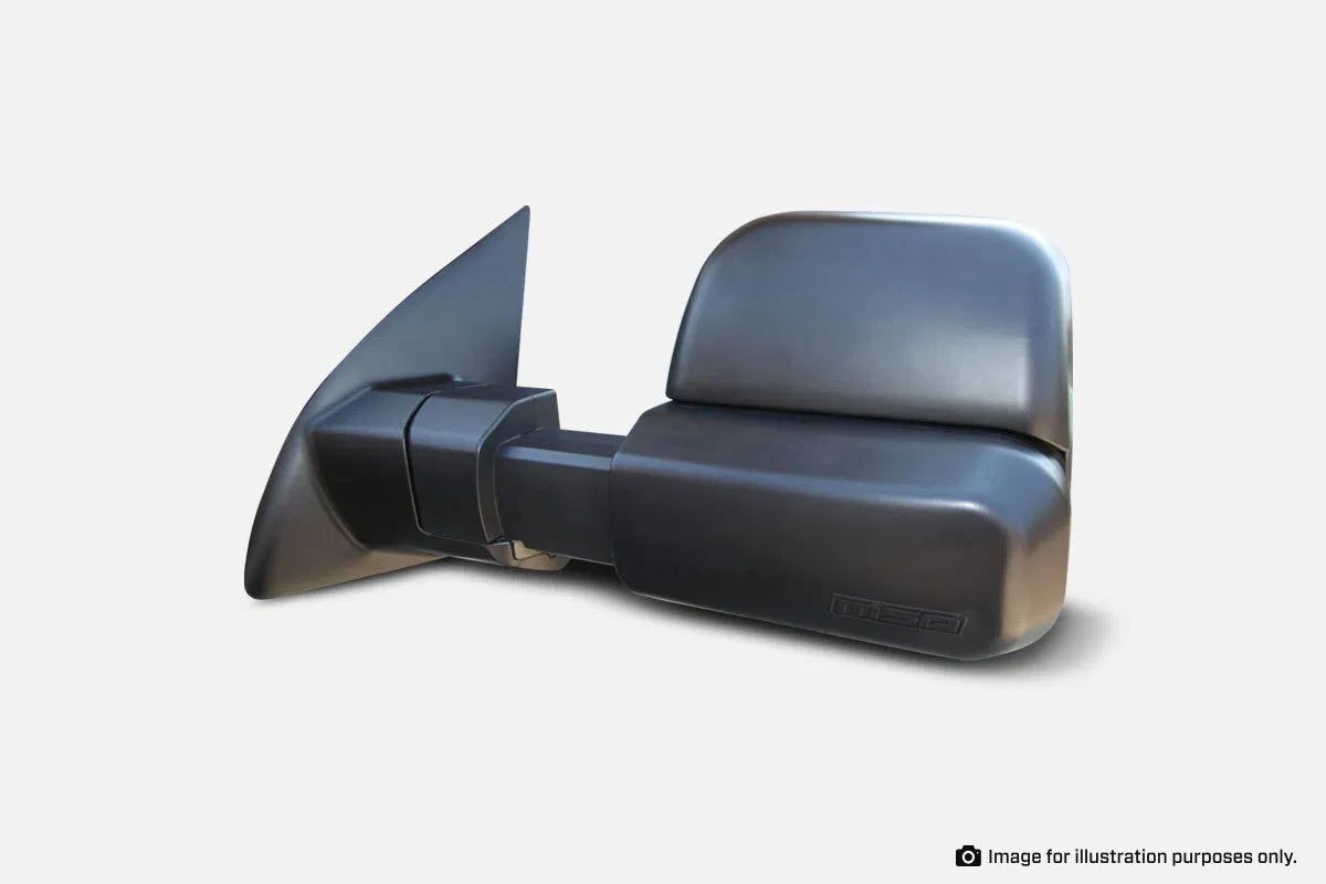 MSA 4x4 FORD EVEREST TOWING MIRRORS (2015-MAY 2022) - BLACK ELECTRIC