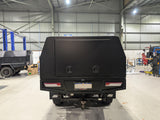 2000mm Lite 3 Door Canopy - Matte Black