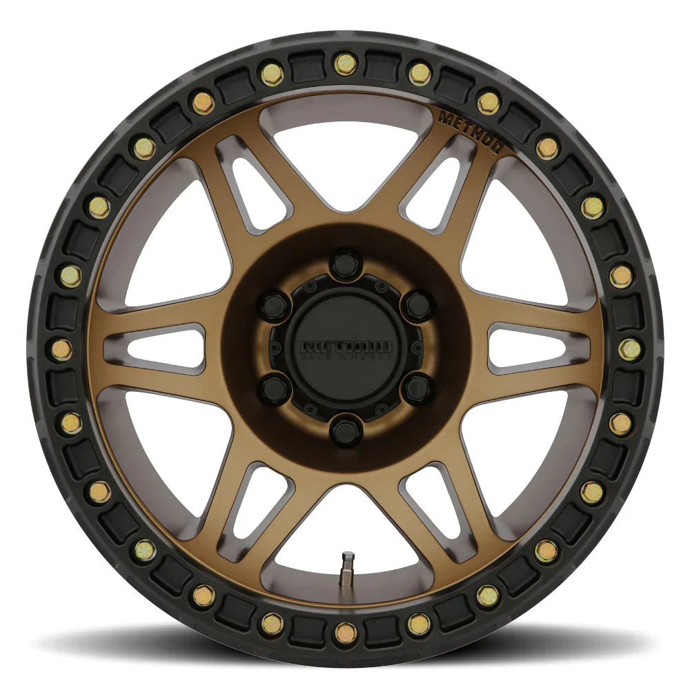 Method Race Wheels 106 Beadlock Bronze Head On