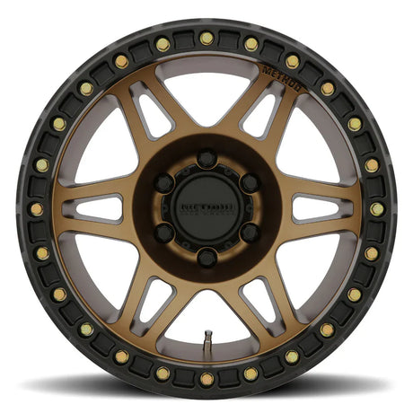 Method Race Wheels 106 Beadlock Bronze Head On