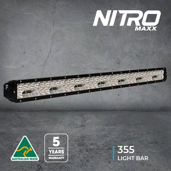 Nitro Maxx 40" LED Light Bar - Black Rim