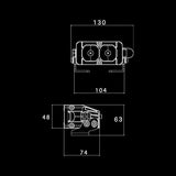 Ultra Vision Nitro Maxx 12W 4″ Single Row Light Bar