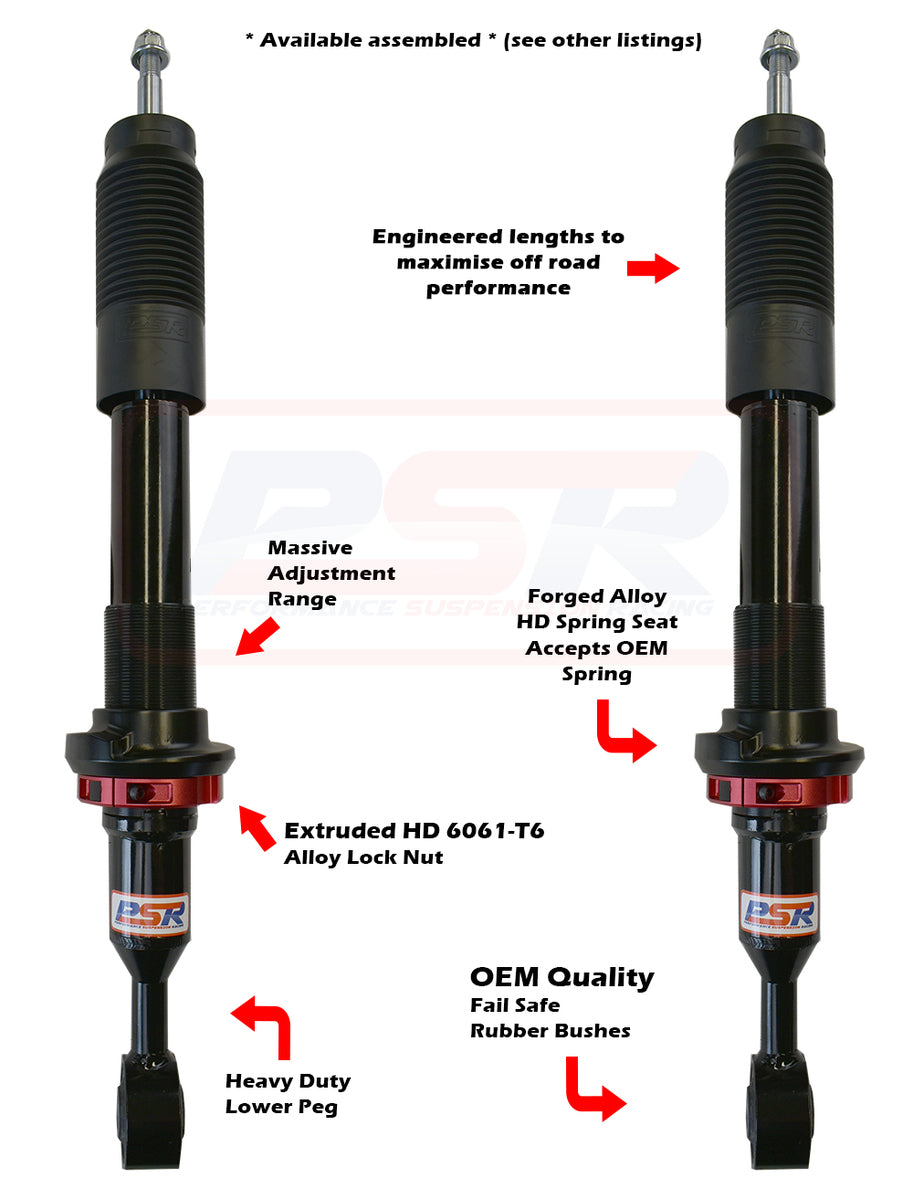 Toyota Landcruiser 200 Series PSR TTG Front Shock Absorber - PAIR