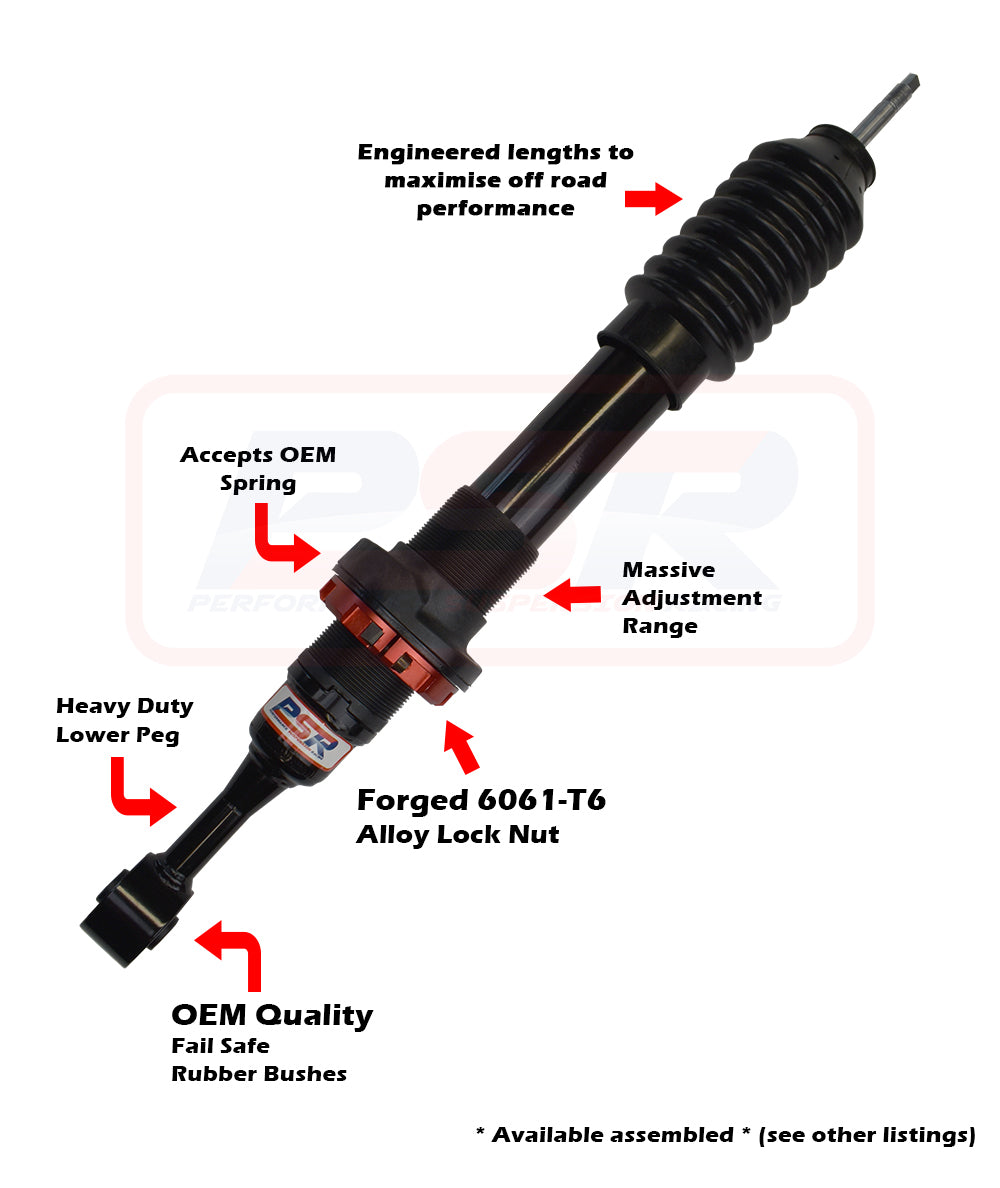 Mazda BT-50 / Ford Ranger PX PSR TTG Front 2-5" Adjustable Shock Absorber