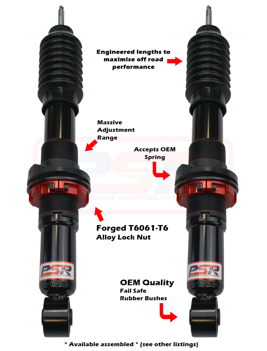 Holden RG Colorado / Isuzu D-MAX 1-2-3 / Mazda BT-50 TF 2021-On PSR TTG 2-4" Front Adjustable Shock Absorber - PAIR