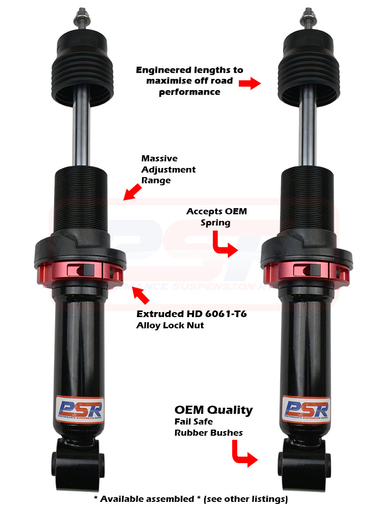 Mitsubishi Triton ML-MR PSR TTG Front 2-3" Adjustable Shock Absorber - PAIR