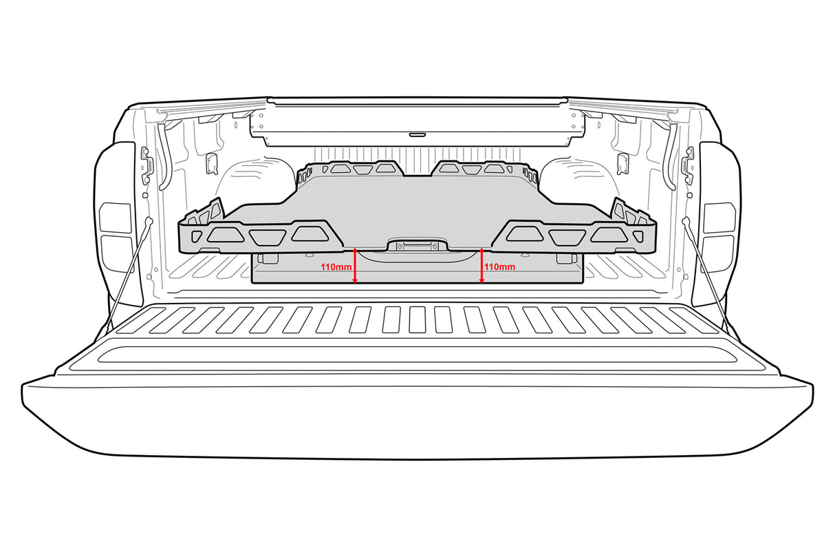 HSP Load Slide To Suit Mitsubishi Triton MQ/MR Dual Cab 2015+