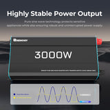 Renogy 3000W 12V to 230V/240V Pure Sine Wave Inverter (with UPS Function)