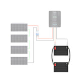 Renogy Battery Interconnect Cabe f12in/1AWG/ for 5/16 in Lugs