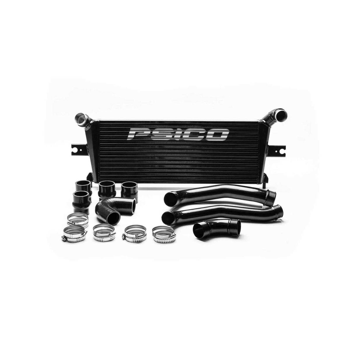 Front Mount Intercooler Kit Powdercoated Black (HOLDEN COLORADO RG2.8 TD)