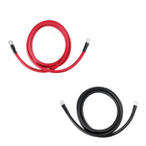 Renogy Battery to Inverter Cables 8ft/2.4M 1AWG for 3/8 in Lugs