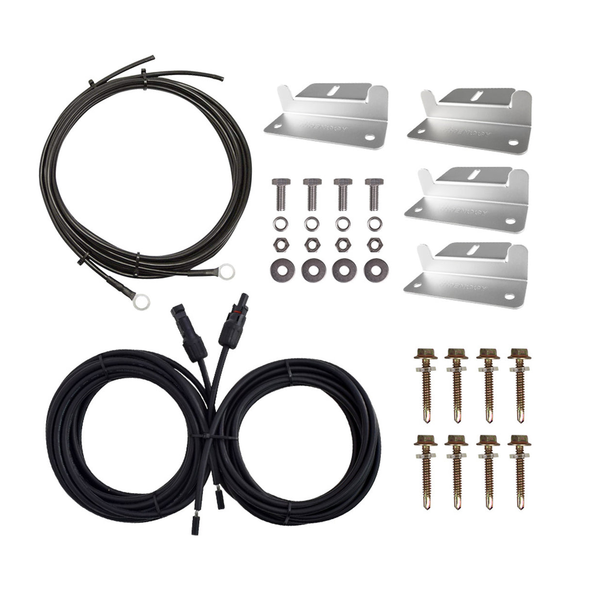 Renogy Solar Wiring and Mounting Kit for 100Watt Solar