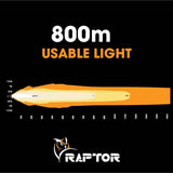 Raptor 240 LED 51″ Light Bar - Black Rim 3M Lead