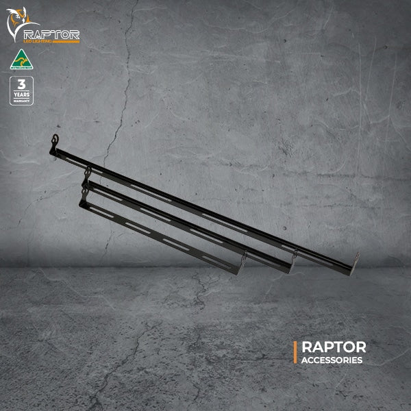 Raptor Light Bar Full Length Bracket (Black 3mm)