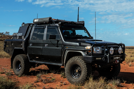 79 Series Landcruiser with Rhinohide Armor