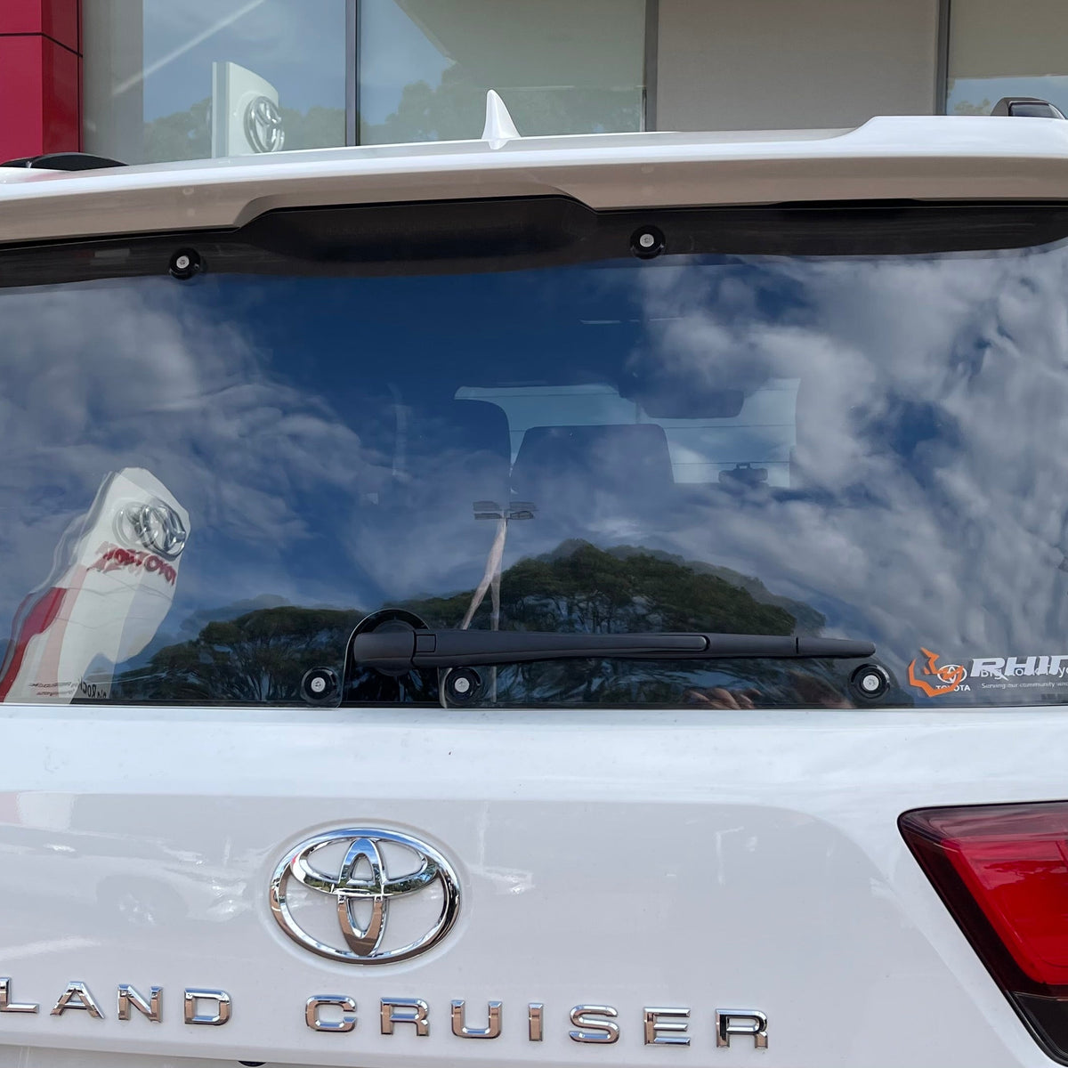 Toyota LandCruiser 300 Rhinohide Rear Windscreen Protector – Autospec 4x4