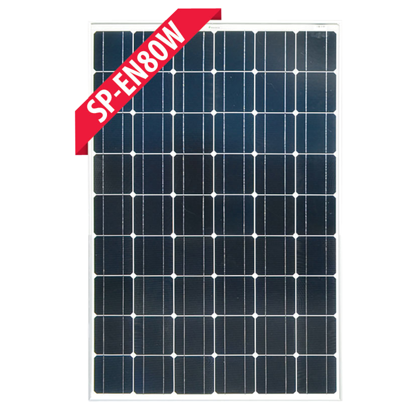 Enerdrive Solar Panel - 80w Mono Black