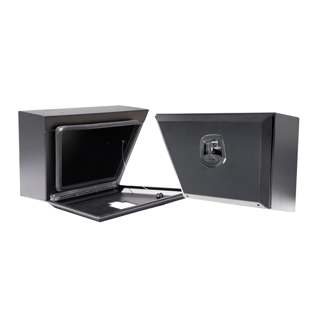 Front Square Under Tray Toolbox 505mm (Pair) - Matte Black