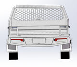 AS Aluminium Single Cab Tray 2400mm - Matte Black