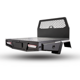 AS Aluminium Dual Cab Tray with Trundle - 1700mm - Matte Black