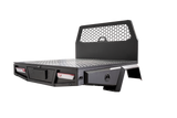 AS Aluminium Dual Cab Tray with Trundle - 1700mm - Matte Black