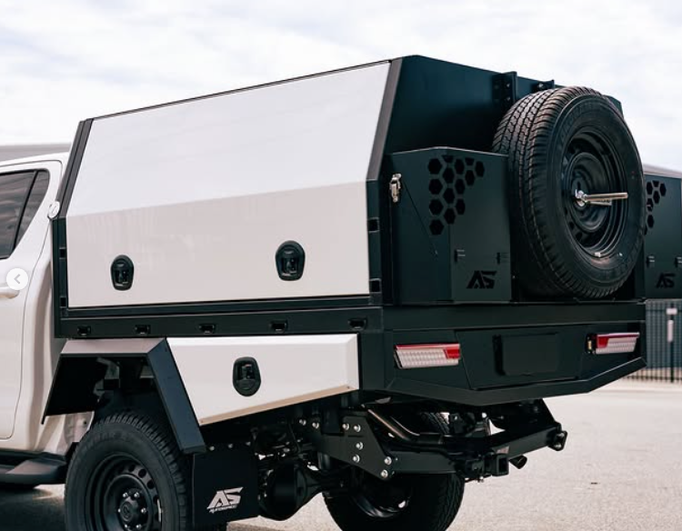 AS 2500 American Truck Canopy Door - 2Pac Colour Coded