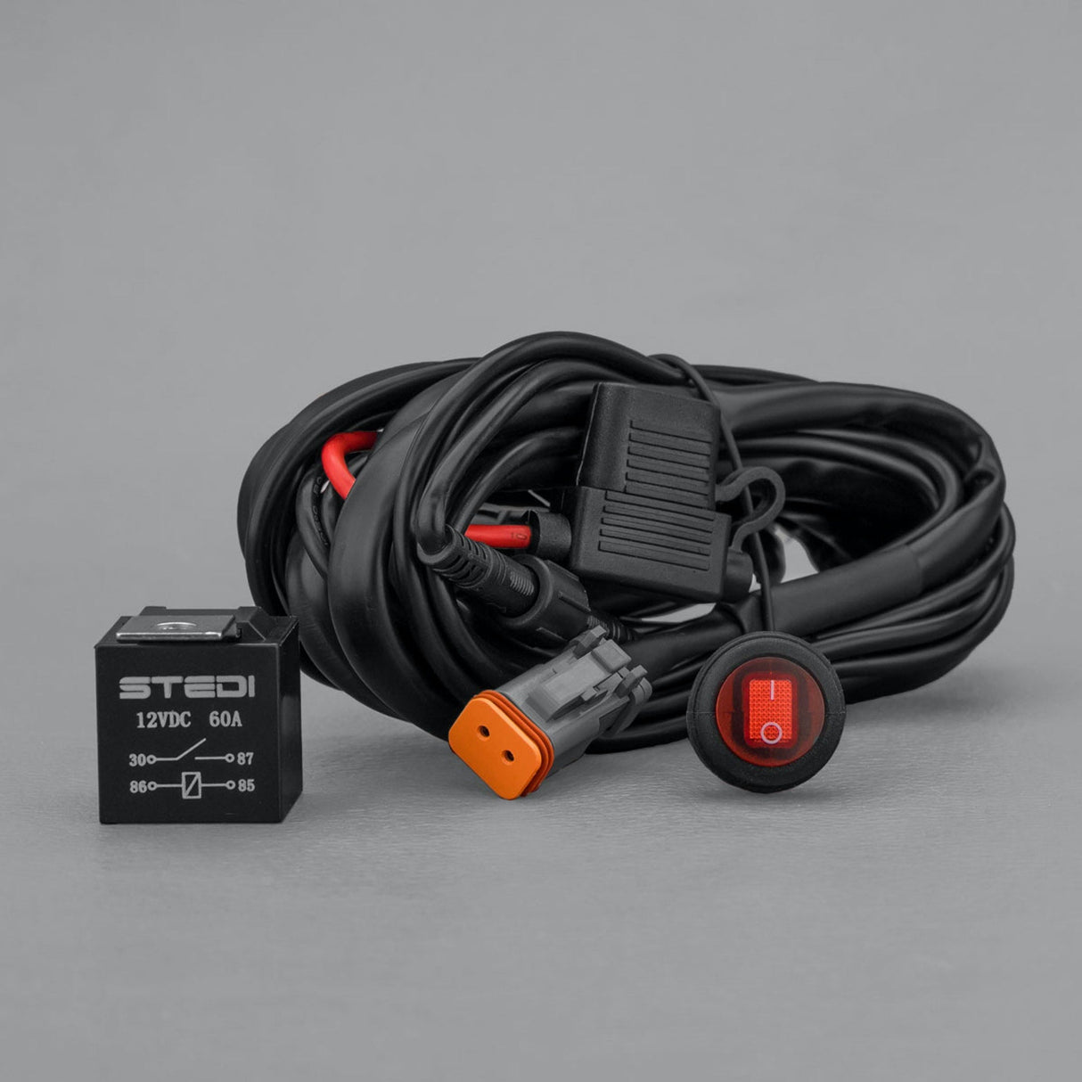 Stedi - LED Work Light Wiring Kit Loom Harness (Not High Beam Triggered)