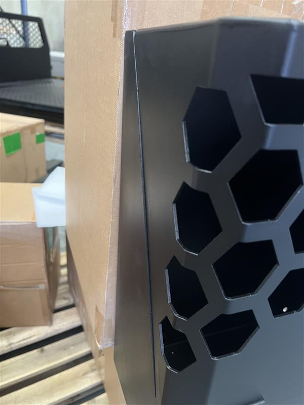 Scratch & Dent - Lockable Jerry Can Holder - Matte Black - SNDB-024