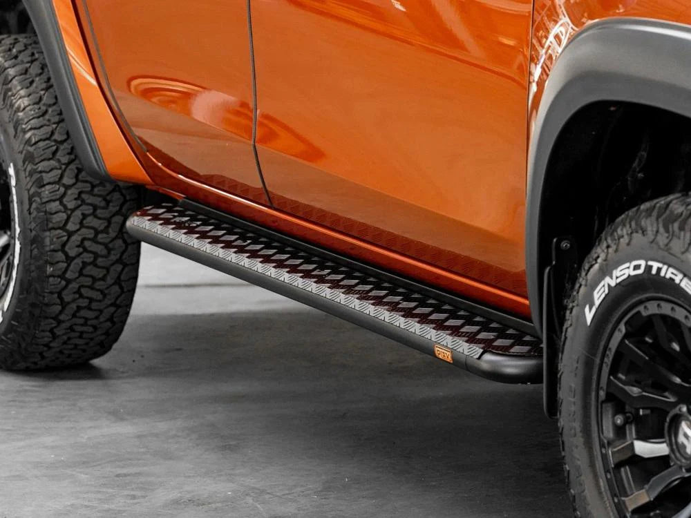 Side Step (Can use for rails, Black) for Mitsubishi Triton MR (11/2018 to 12/2023)