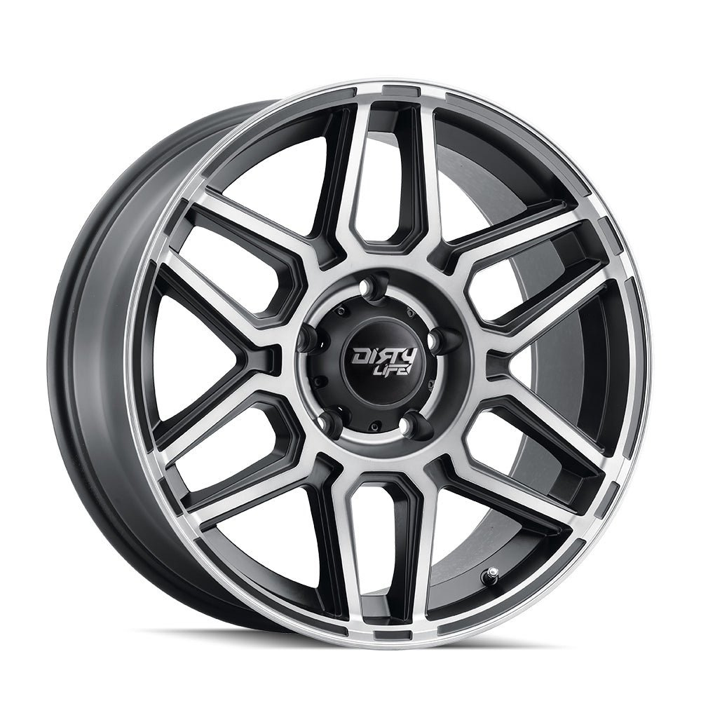 DIRTY LIFE 17x9 12P 5x127 CB78.1 146 Machined Dark Tint DNR