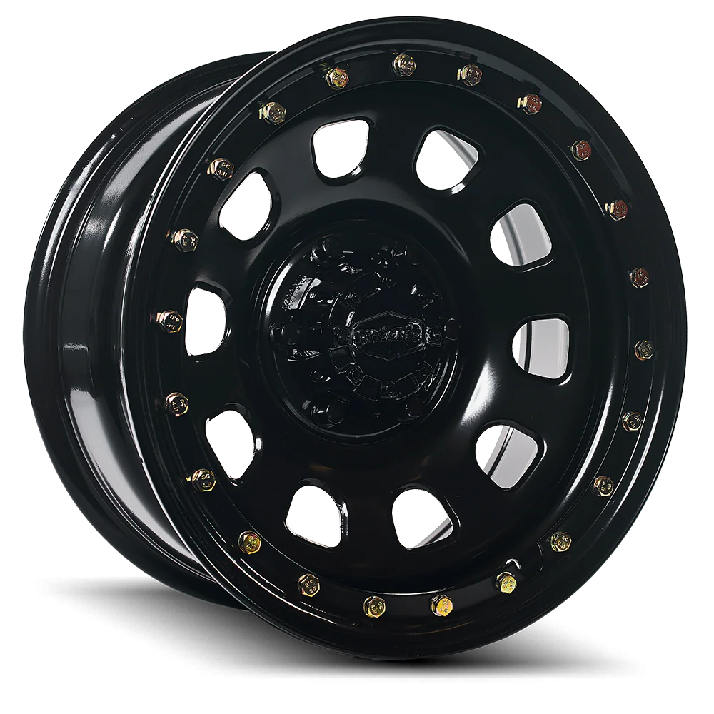 Dynamic Steel Wheels D HOLE IMITATION BEADLOCK (BLACK) 17x8 +20 6x114.3 1200kg