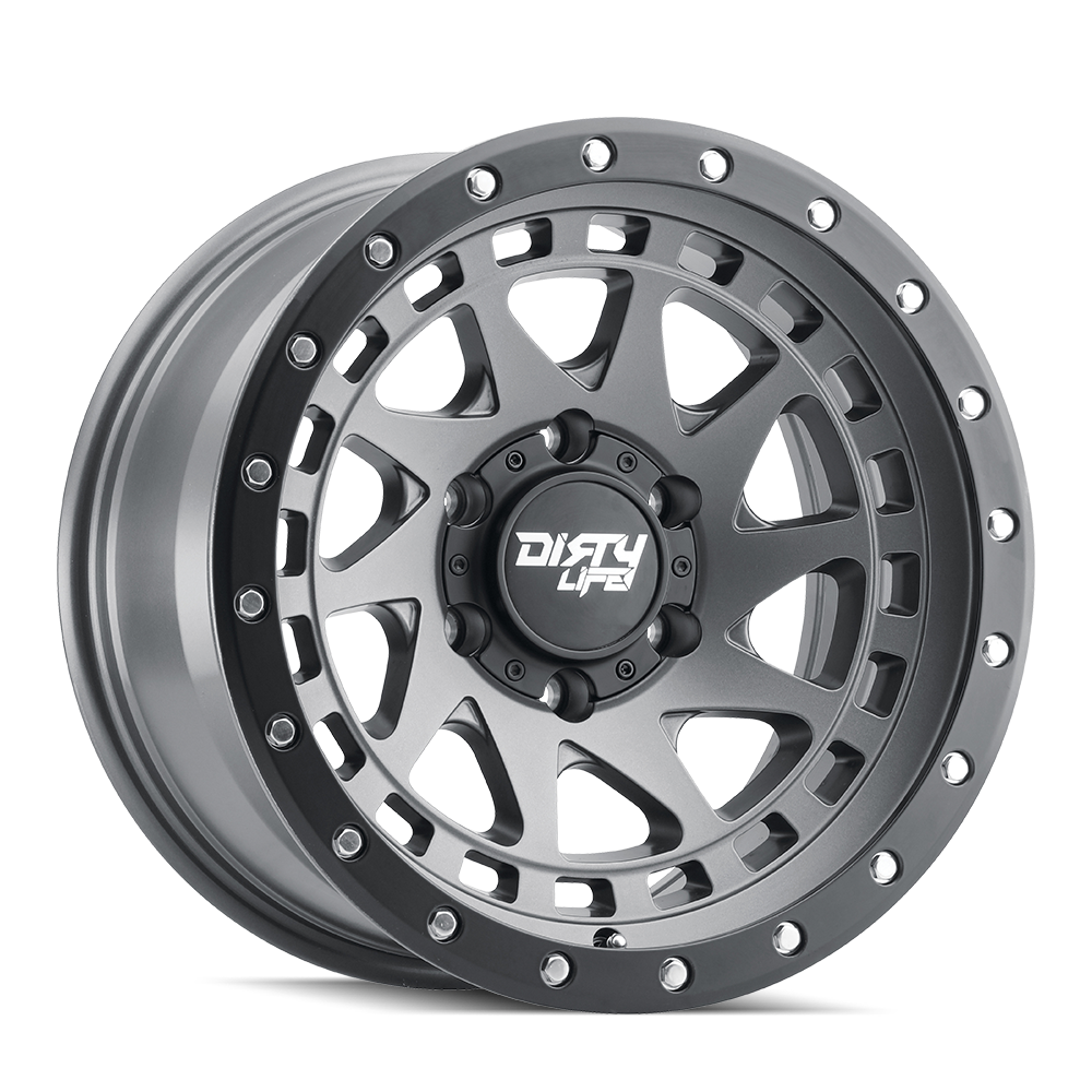 DIRTY LIFE 17x9 0P 5x150 CB110.2 ENIGMA PRO Satin Graphite Black Lip (AW-3)