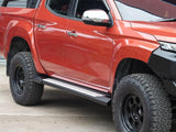 PIAK Side Step (Roadrunner, Silver) for Mitsubishi Triton MR (11/2018 to 12/2023)