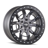 DIRTY LIFE 17x9 0P 6x139.7 CB110 Dual Tek DT1 Satin Graphite Black Lip 1542KG