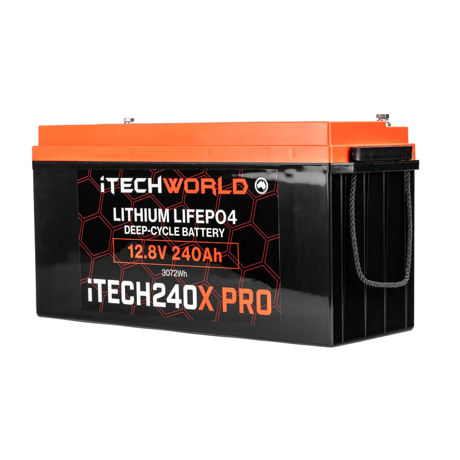 iTECH240X PRO 240Ah 12V Deep Cycle Lithium Battery