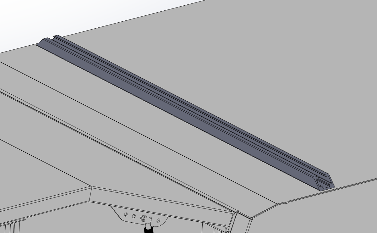Canopy Rails Autospec Unistrut Canopy Roof Rails 42x24mm (Pair) – Autospec 4x4