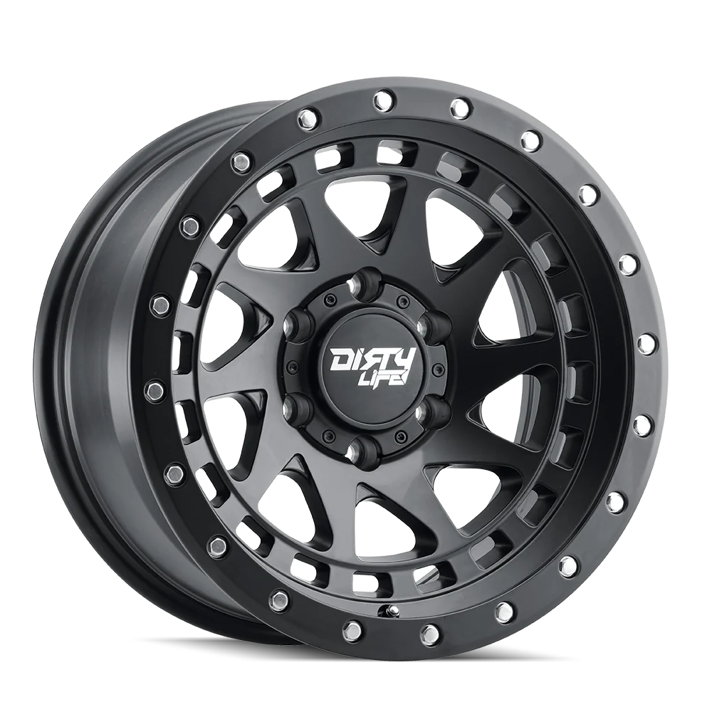 Dirty Life Wheels ENIGMA PRO Matte Black 17x9 6x139.7 +10 C/Bore106.2 (1134kg)