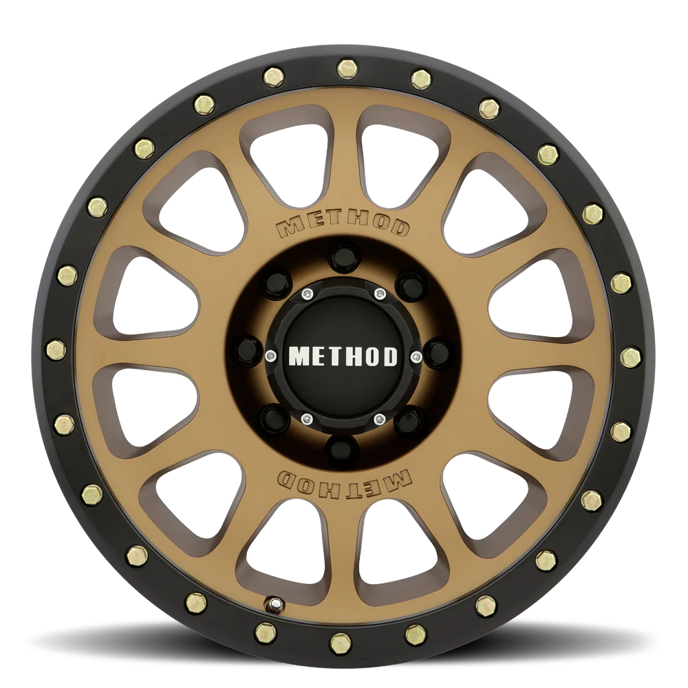 Method MR305 Wheel 8lug Bronze Face Matte Black Lip Face