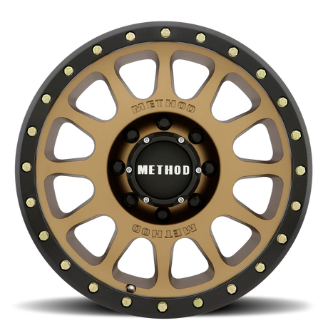 Method MR305 Wheel 8lug Bronze Face Matte Black Lip Face