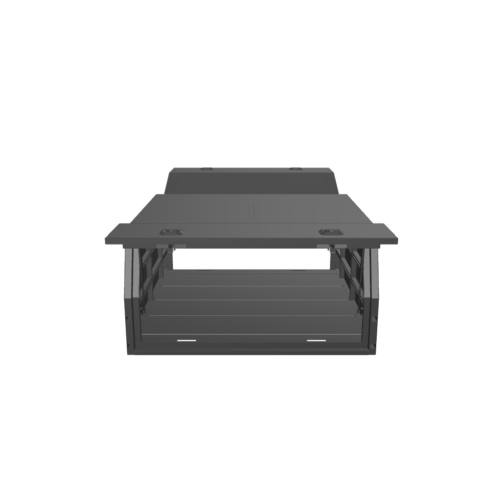 1700mm Aluminium Canopy - Matte Black