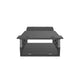 1700mm Aluminium Canopy - Matte Black