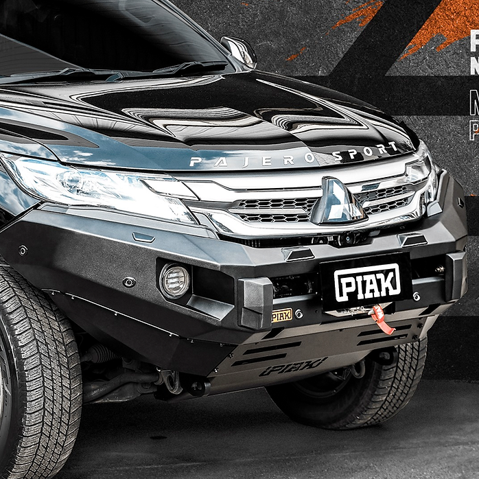 PIAK Elite Non Looped Winch Bar - Mitsubishi Pajero Sport (2016+)