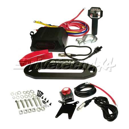 Drivetech 4x4 Dual Speed Winch With Synthetic Rope