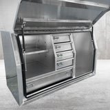 1450mm FP Full Door w/Drawers - Alloy